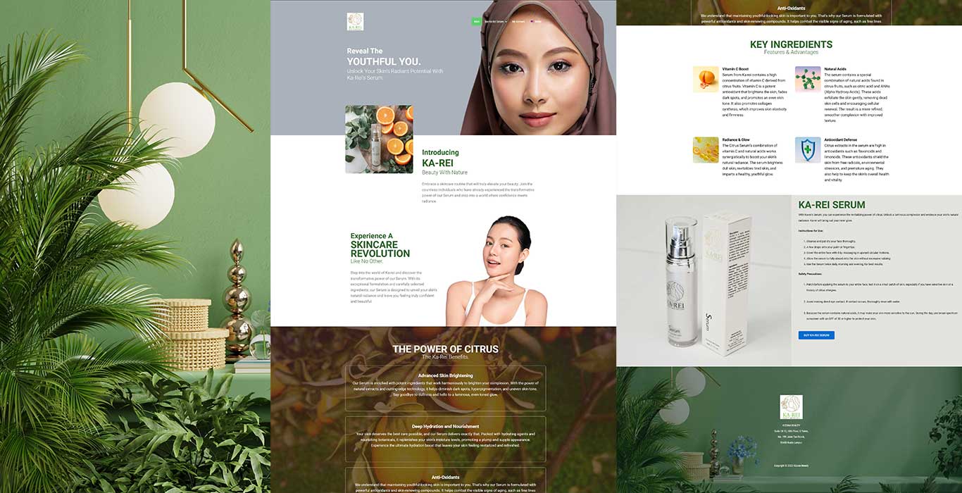 Product Landing Page